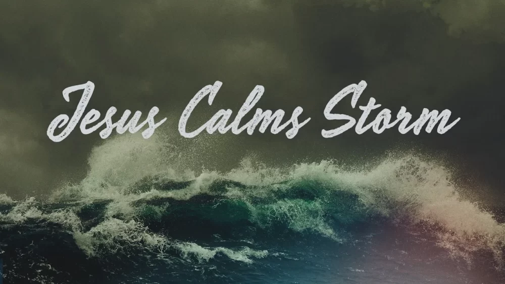 Jesus Calms the Storm Image